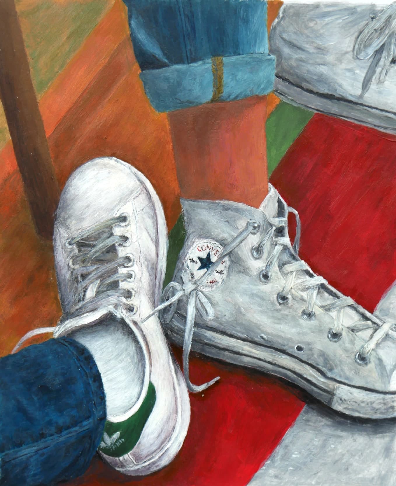 Poetry Night, acrylic on canvas